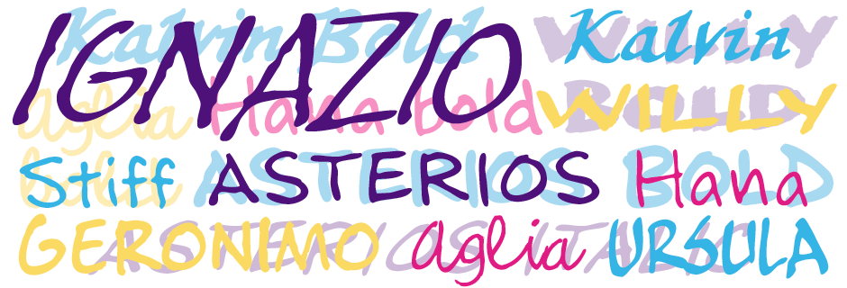 David Mazzucelli - Polyp fonts 