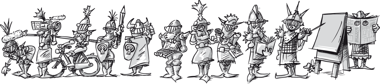 Elf mediaridders Elf mediaridders